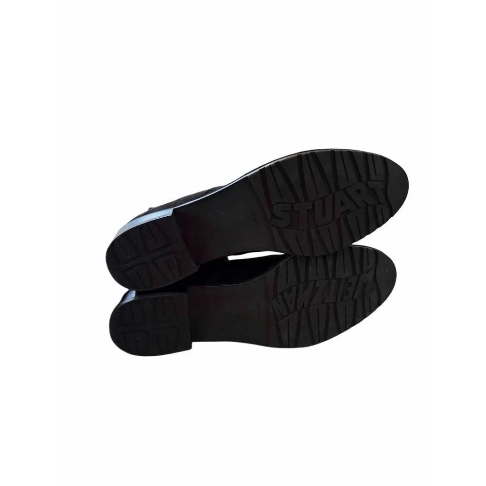 Stuart Weitzman Lowland Black Suede Over‎ The Knee Boots Size 6.5M